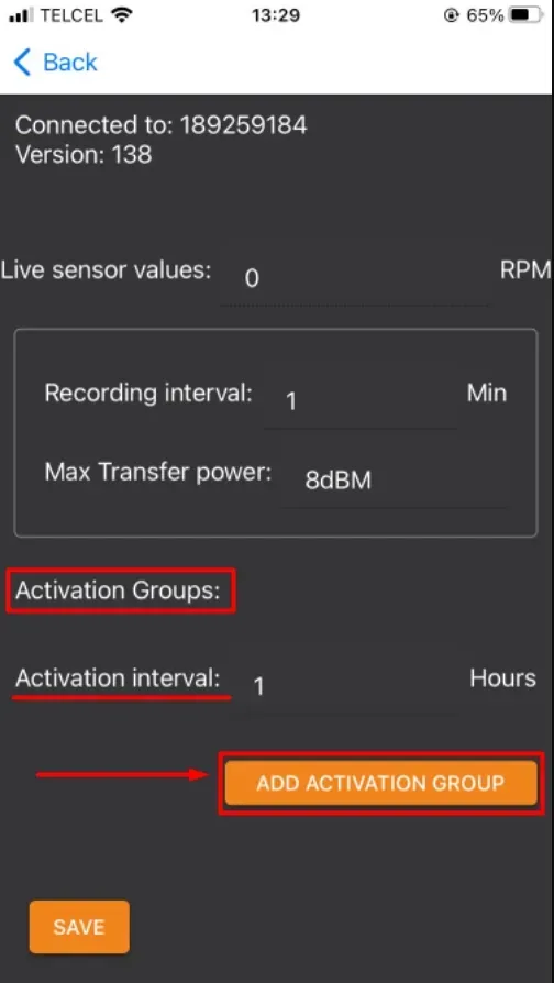 Add activation group