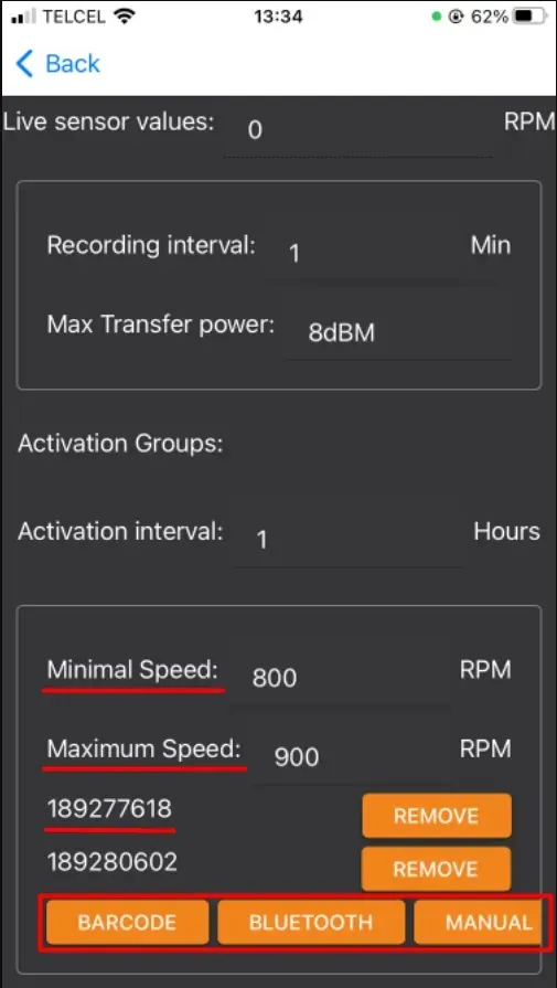 Add vibration sensor